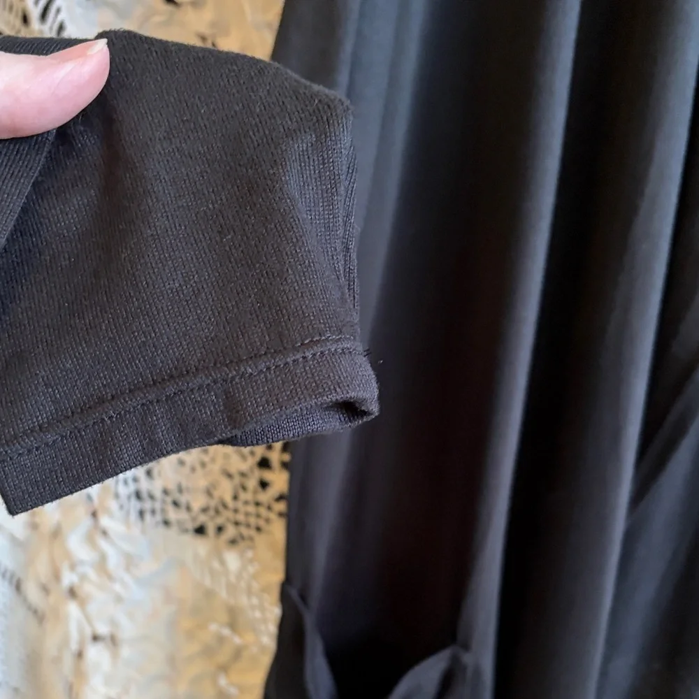 32 Degrees Long Black Women's Cardigan NWOT Size L/XL - Picture 6 of 7